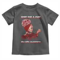 Hope For A Cure HIV Awareness Toddler T Shirt Support Squad Gift - Wonder Print Shop