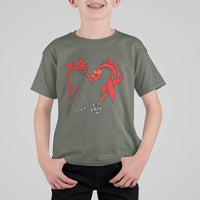 Healthcare Hero HIV Awareness T Shirt For Kid Red Ribbon Support Gift - Wonder Print Shop