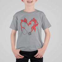 Healthcare Hero HIV Awareness T Shirt For Kid Red Ribbon Support Gift - Wonder Print Shop