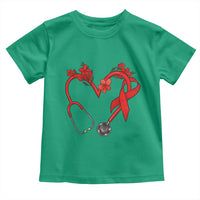 Healthcare Hero HIV Awareness Toddler T Shirt Red Ribbon Support Gift - Wonder Print Shop