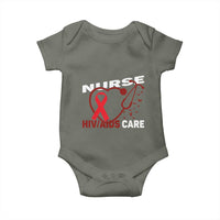Healthcare Hero HIV AIDS Care Nurse Gift Baby Onesie - Wonder Print Shop