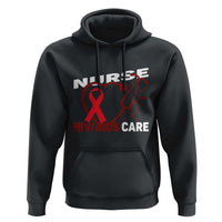 Healthcare Hero HIV AIDS Care Nurse Gift Hoodie - Wonder Print Shop