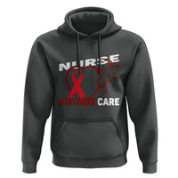 Healthcare Hero HIV AIDS Care Nurse Gift Hoodie - Wonder Print Shop