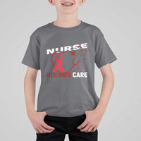 Healthcare Hero HIV AIDS Care Nurse Gift T Shirt For Kid - Wonder Print Shop