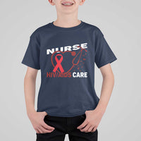 Healthcare Hero HIV AIDS Care Nurse Gift T Shirt For Kid - Wonder Print Shop