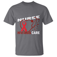 Healthcare Hero HIV AIDS Care Nurse Gift T Shirt - Wonder Print Shop