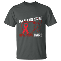 Healthcare Hero HIV AIDS Care Nurse Gift T Shirt - Wonder Print Shop