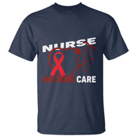 Healthcare Hero HIV AIDS Care Nurse Gift T Shirt - Wonder Print Shop