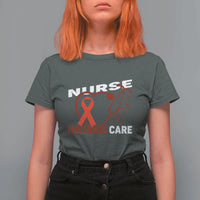 Healthcare Hero HIV AIDS Care Nurse Gift T Shirt For Women - Wonder Print Shop