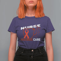 Healthcare Hero HIV AIDS Care Nurse Gift T Shirt For Women - Wonder Print Shop