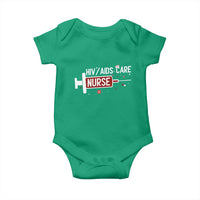 HIV AIDS Care Nurse Baby Onesie Red Ribbon Support Gift - Wonder Print Shop
