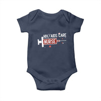 HIV AIDS Care Nurse Baby Onesie Red Ribbon Support Gift - Wonder Print Shop
