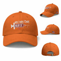 HIV AIDS Care Nurse Baseball Cap Red Ribbon Support Gift