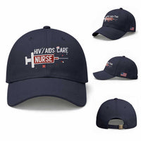 HIV AIDS Care Nurse Baseball Cap Red Ribbon Support Gift