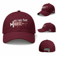 HIV AIDS Care Nurse Baseball Cap Red Ribbon Support Gift