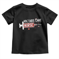 HIV AIDS Care Nurse Toddler T Shirt Red Ribbon Support Gift - Wonder Print Shop