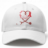 Fight AIDS Nurse Baseball Cap Red Ribbon HIV Awareness Gift