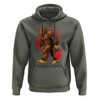 Funny Bigfoot Football Hoodie Support HIV Awareness Gift - Wonder Print Shop