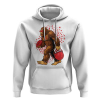 Funny Bigfoot Football Hoodie Support HIV Awareness Gift - Wonder Print Shop