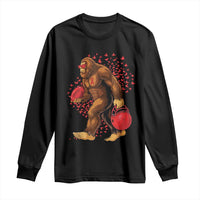 Funny Bigfoot Football Long Sleeve Shirt Support HIV Awareness Gift - Wonder Print Shop