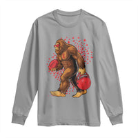 Funny Bigfoot Football Long Sleeve Shirt Support HIV Awareness Gift - Wonder Print Shop