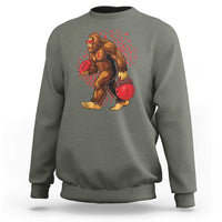 Funny Bigfoot Football Sweatshirt Support HIV Awareness Gift - Wonder Print Shop