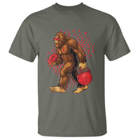 Funny Bigfoot Football T Shirt Support HIV Awareness Gift - Wonder Print Shop