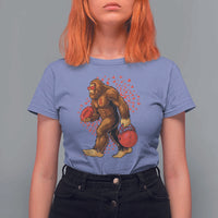 Funny Bigfoot Football T Shirt For Women Support HIV Awareness Gift - Wonder Print Shop