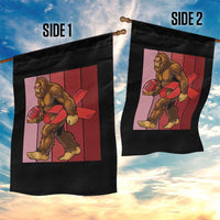 Funny Bigfoot Football HIV Awareness Garden Flag Red Ribbon Retro Vintage Style Gift - Wonder Print Shop