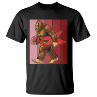 Funny Bigfoot Football HIV Awareness T Shirt Red Ribbon Retro Vintage Style Gift - Wonder Print Shop
