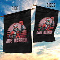 Christmas Santa Bigfoot HIV Awareness Garden Flag Retro Vintage Style Gift - Wonder Print Shop