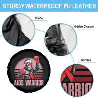 Christmas Santa Bigfoot HIV Awareness Spare Tire Cover Retro Vintage Style Gift - Wonder Print Shop