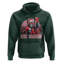 Christmas Santa Bigfoot HIV Awareness Hoodie Retro Vintage Style Gift - Wonder Print Shop
