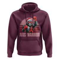 Christmas Santa Bigfoot HIV Awareness Hoodie Retro Vintage Style Gift - Wonder Print Shop
