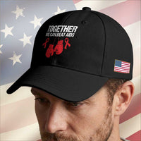 Together We Can Beat AIDS Baseball Cap Boxing HIV Awareness Gift