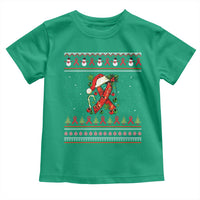 Santa Red Ribbon HIV Awareness Toddler T Shirt Ugly Sweater Christmas Gift - Wonder Print Shop