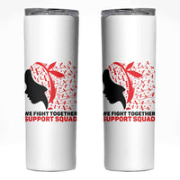 We Fight Together Support Squad Skinny Tumbler HIV Awareness Dragonfly Gift - Wonder Print Shop