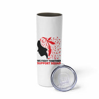 We Fight Together Support Squad Skinny Tumbler HIV Awareness Dragonfly Gift - Wonder Print Shop