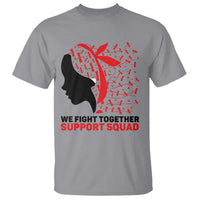 We Fight Together Support Squad T Shirt HIV Awareness Dragonfly Gift - Wonder Print Shop