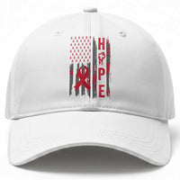 American Flag Hope HIV Awareness Baseball Cap World AIDS Day Gift