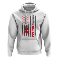 American Flag Hope HIV Awareness Hoodie World AIDS Day Gift - Wonder Print Shop