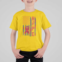 American Flag Hope HIV Awareness T Shirt For Kid World AIDS Day Gift - Wonder Print Shop