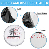 World AIDS Day Awareness Gift Spare Tire Cover Faith Hope Love - Wonder Print Shop