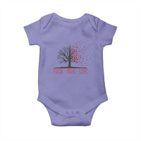 World AIDS Day Awareness Gift Baby Onesie Faith Hope Love - Wonder Print Shop