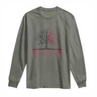 World AIDS Day Awareness Gift Long Sleeve Shirt Faith Hope Love - Wonder Print Shop