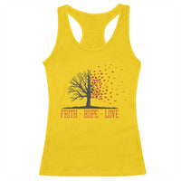 World AIDS Day Awareness Gift Racerback Tank Top Faith Hope Love - Wonder Print Shop