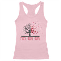 World AIDS Day Awareness Gift Racerback Tank Top Faith Hope Love - Wonder Print Shop