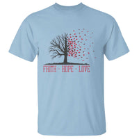 World AIDS Day Awareness Gift T Shirt Faith Hope Love - Wonder Print Shop