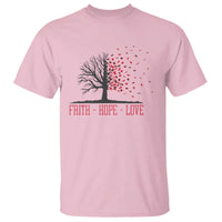 World AIDS Day Awareness Gift T Shirt Faith Hope Love - Wonder Print Shop
