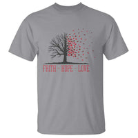 World AIDS Day Awareness Gift T Shirt Faith Hope Love - Wonder Print Shop